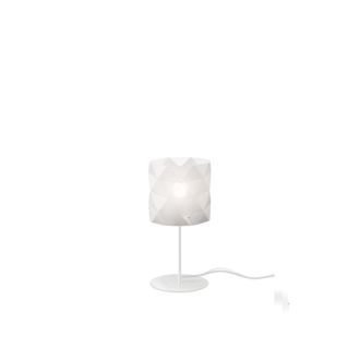 Linea Zero L&aacute;mpara De Mesa Base Y Pie Metal Blanco Cm. 13x36h