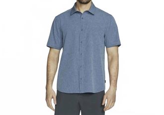 Skechers Gowalk Air Short Sleeve Shirt In Navy
