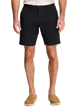 Tommy Bahama Beach Coast Linen Blend Shorts in Black at Nordstrom, Size 42 X 11