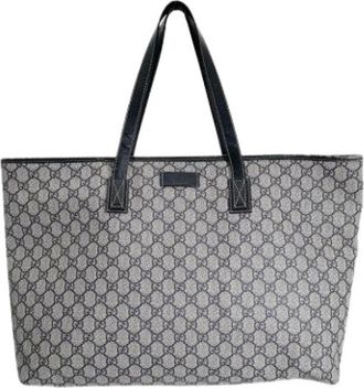 Gucci Pre-owned Tote Bags, female, Gray, Size: ONE SIZE Pre-owned Vintage Tote Bag