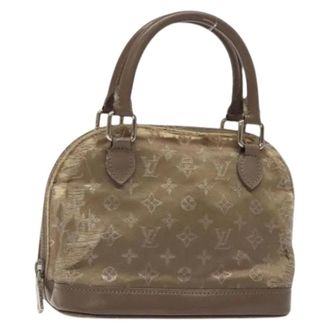 Louis Vuitton Tweedehands Canvas handtassen - Dames - Pre-owned - Bruin - Maat: ONE Size
