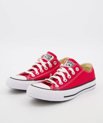 Converse Sneaker CONVERSE Chuck Taylor All Star Ox, Damen, Gr. 36,5, rot, Textil, Schuhe Sneaker
