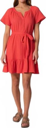 Lovestitch Sudie Mini Dress In Flame
