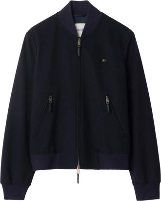 Burberry Bomber con motivo Equestrian Knight - Blu