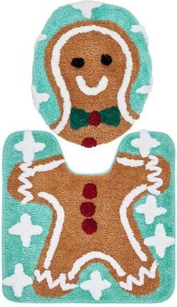 VCNY Home Gingerbread Man Holiday 2-Piece Set Bath Mat at Nordstrom Rack