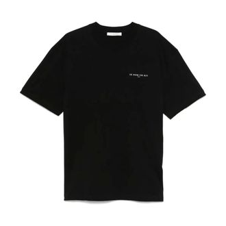 Ih Nom Uh Nit T-Shirts, male, Black, Size: 2XL Crown Mask Logo Print T-shirt