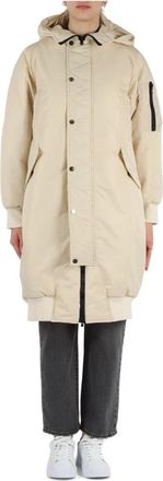 Canadian Dames, Mantels, Beige, Maat: S Polyamide