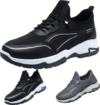 Generic Walking Shoes Mens Trainers Flat Sole Trainers Comfortable Indoor Shoes Non-Slip Jogging Shoes Lightweight Sports Shoes Mens Trainers Fashionable Mens