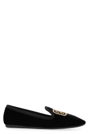 Miu Miu Velvet Loafers