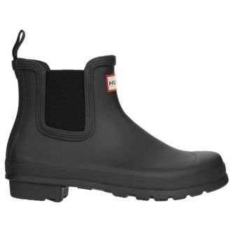 Hunter Original Chelsea Rubber Womens Ankle Boots - UK 6 - US 8 Women - EU 39 - Black - Size:UK 6