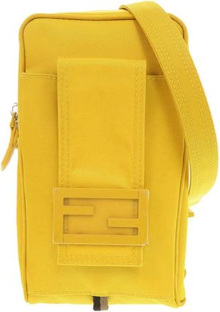 Fendi Pre-owned Fendi Nylon Baguette Phone Crossbody Unisex 4UZH2M90HM5A348Z