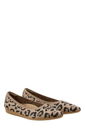 Vivaia Lightweight Pointed-Ballet Flats in Dark Leopard at Nordstrom, Size 10