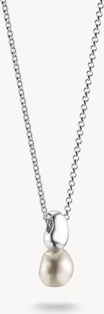 Thomas Sabo catenina con perla in argento, bianco