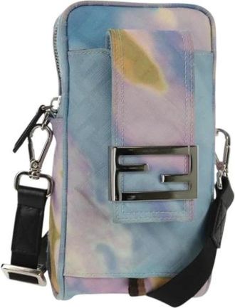 Fendi Pre-owned Canvas fendi-bags - Dames - Vintage Schoudertas - Veelkleurig - ONE Size - Vintage