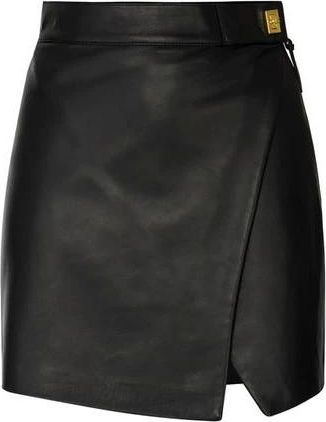 Elisabetta Franchi Dames, Rokken, Zwart, Maat: XS Leer