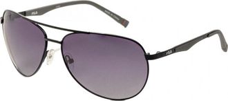 Fila Womens SF9487-650BLA SF9487 65 650BLA Sunglasses - Black - One Size