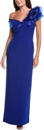 Teri Jon by Rickie Freeman Teri Jon By Rickie Freeman Crepe Column Gown