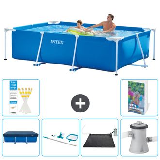Intex Piscina Con Estructura Rectangular - 260x160x65 Cm - 7-piezas S67