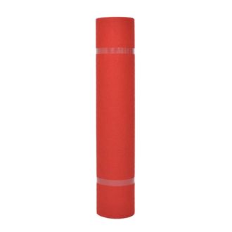vidaXL Alfombra Liso Rojo 1 X 12 M Tela Vidaxl