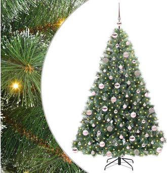 vidaXL &Aacute;rbol De Navidad Artificial Con 300 Led Verde 180 Cm Pe Y Pvc Vidaxl