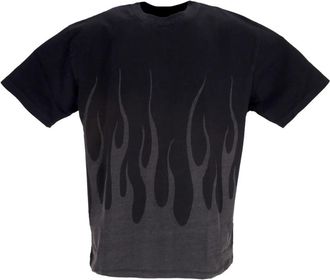 Vision Of Super Flames Tee Zwart Heren T-Shirt - Heren - T-shirts - Zwart - L - Katoen - Tops