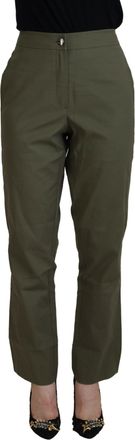 Laurel Cotton High Waist Women Tape Womens Pants