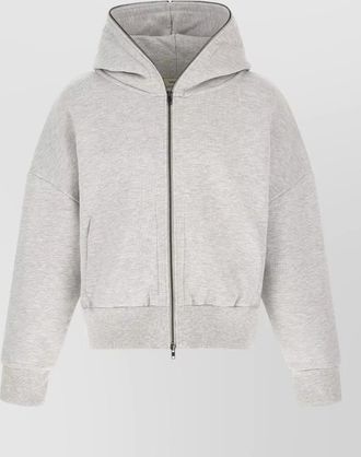 Entire studios cotton oversized zip hooded jacket