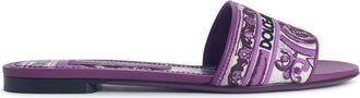Dolce & Gabbana Slipper Dolce & Gabbana con bordado de majolia