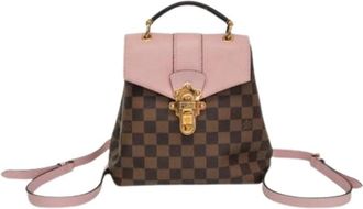 Louis Vuitton Tweedehands Canvas Louis Vuitton tassen - Dames - Vintage Rugzakken - Bruin - ONE Size - Vintage