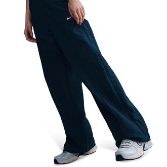 Nike Womens Trend Woven Mid Rise Pants - Armory Navy/White Size S