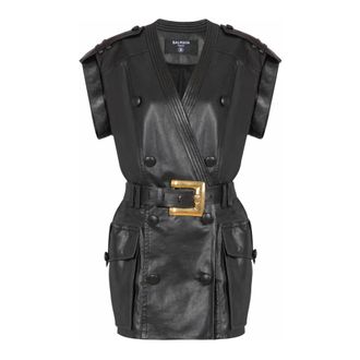 Balmain Mujer, Vestidos, Negro, Talla: XS