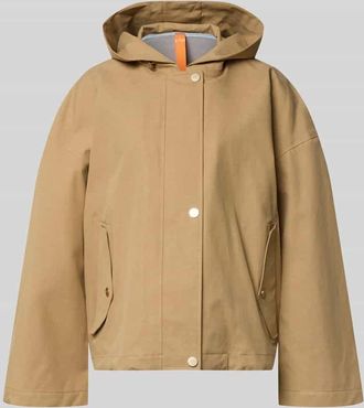 G-Lab Jacke mit Kapuze und versiegelten N&auml;hten Modell ELLE in Sand, Gr&ouml;&szlig;e XS