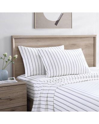 Stone Cottage Trenton Stripe 100% Cotton Percale Sheet Set