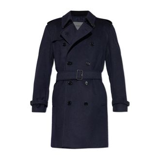 Burberry Hastings Trenchcoat - Heren - Trenchcoats - Blauw - XL - Katoen - Jassen