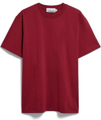 Armedangels Maarkos Mid Weight T-Shirt f&uuml;r Herren | rot