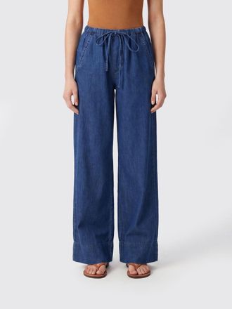 Icon Denim Los Angeles Jeans wide leg in denim con vita elasticizzata