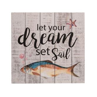 Beachcombers Let Your Dreams Sail Sign in Beige at Nordstrom, Size Medium