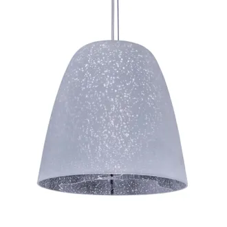 Paco Home Paco Home - L&aacute;mpara De Techo Suspendida Vidrio Sal&oacute;n Dormitorio Altura Ajustable E27 Sin Bombillas, Plata-cromo