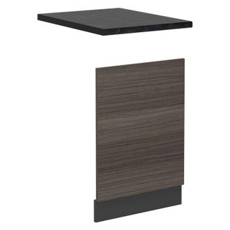 Vicco Frontal Para Lavavajillas R-line, Gris Noble, 45 Cm, Et Antracita