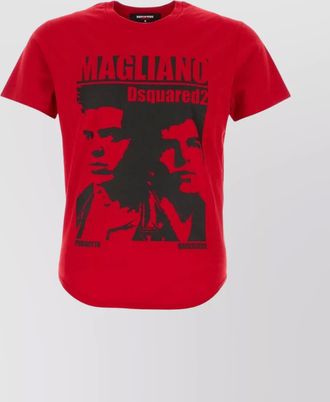 Dsquared2 printed cotton t-shirt