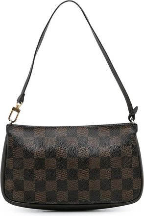 Louis Vuitton 2000-2025 Damier Ebene Navona schoudertas - Bruin