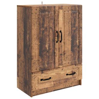 vidaXL Aparador Con Caj&oacute;n Madera Envejecida 66 X 34,5 X 92 Cm Vidaxl