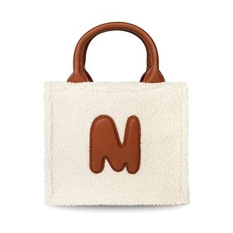 Msgm Handbags, female, White, Size: ONE SIZE Borsa