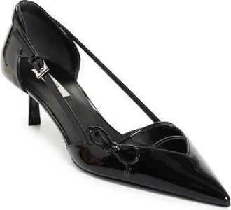 Prada Pointed Toe Pump in Nero at Nordstrom, Size 6.5Us