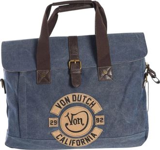 Von Dutch Sac &agrave; main JOD - Heren - Schoudertassen - Blauw - ONE Size - Katoen - Tassen