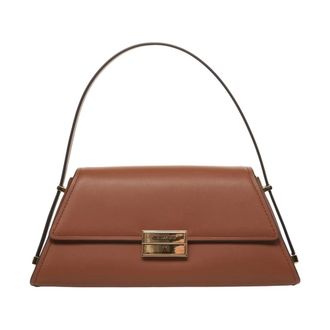 Michael Kors Handbags, female, Brown, Size: ONE SIZE Brown Shoulder Bag Ludlow