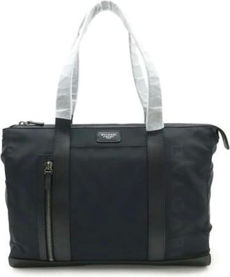 Bulgari Vintage Tote Bags, unisex, Black, ONE SIZE, Pre-owned Tote Bag