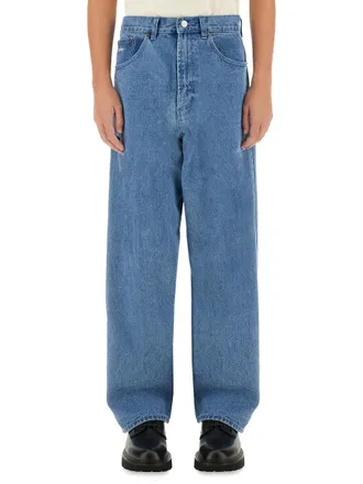 Obey Baggy Cotton Jeans - Blue