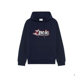 Dr&ocirc;le de Monsieur Hoodies, male, Blue, M, Cotton Hoodie