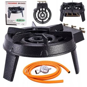 OEM Cocina De Gas Stool De Hierro Fundido 9,8 Kw + Reductor